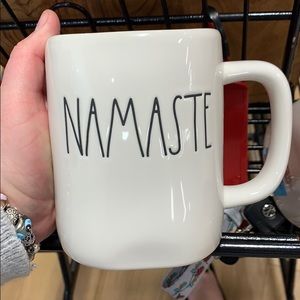 Rae Dunn NAMASTE coffee mug